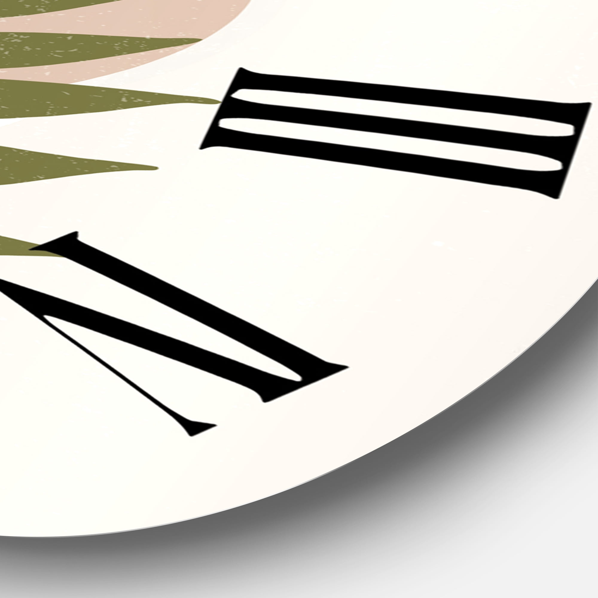Designart 1 in Modern,Contemporary Wall Clock
