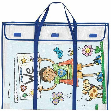 School Smart Bulletin Board Storage Bag, 28" x 23"