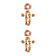 thumbnail image 4 of Wosthever 4 coronas de flores fáciles de limpiar: elegante para cualquier ocasión hawaiana Suministros para fiestas hawaianas color 12 color 12 2Conjunto, 4 of 6