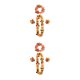 thumbnail image 4 of Monstrate 4 paquetes / lote de flores fácil de limpiar - Elegante para cualquier ocasión Precio asequible Color hawaiano 12 color 12 2Conjunto, 4 of 6