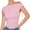 Pink, variant on Womens Summer Off The Shoulder Crop Tops Sleeveless One Shoulder Ruched Asymmetrical Going Out Tank Top