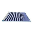 thumbnail image 2 of Ahgly Company Machine Washable Indoor Rectangle Abstract Blue Contemporary Area Rugs, 3' x 5', 2 of 4