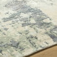 thumbnail image 2 of Hauteloom Bued Wool Living Room, Bedroom Area Rug - Contemporary - Tan, Ivory, Light Gray - 12' x 15', 2 of 9