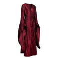 thumbnail image 4 of Costume Cosplay Femme Rouge Melisandre Robe Maxi Médiévale Renaissance Gothique Irlandaise Rétro (TTG), 4 of 4