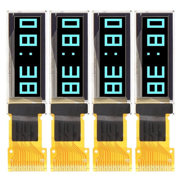 Módulo de pantalla de diodo emisor de luz orgánico, pantalla de 4 piezas de 0,91 pulgadas Pantalla de diodo emisor de luz orgánica Módulo de pantalla SPI Valor inmejorable VoborMX herramienta