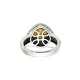 thumbnail image 3 of 2.20 Carat (Ctw) Citrine Ring in Antiqued Sterling Silver with 14K Gold Accents for Women, 3 of 6
