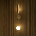thumbnail image 3 of Ozarke Linear Glow Lamp, Modern Contemporary Wall Light Warm 3000K - Gold, 3 of 10