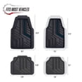 thumbnail image 6 of Open Road Sport Car Floor Mats, 4-Piece All-Weather Rubber Mats, Universal Fit, 6 of 10