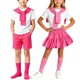 thumbnail image 1 of Odeerbi Niñas 4 Piezas Preppy Traje Manga Corta Camiseta + Falda Plisada En Capas + Chal + Calcetines Escenario Conjunto de Rendimiento, 1 of 8