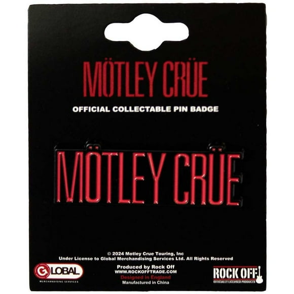 Motley Crue Insigne avec Logo