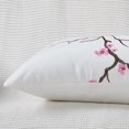 thumbnail image 5 of Home Soft Things Embroidery Canvas Throw Pillow Cover Pillow Case 2 Piece Set - Cherry Blossom - Pink - 14" x 26" LUMBAR, 5 of 7