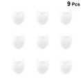 thumbnail image 4 of 6 piezas de bigotes de Papá Noel realistas, interesantes accesorios para la cara de barba falsa, suministros de fiesta, favores para la fiesta de la bola del festival (blanco), 4 of 8