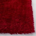 thumbnail image 4 of Safavieh Luxe Paxton Solid Shag Area Rug, Red, 4' x 4' Square, 4 of 13