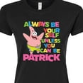 thumbnail image 3 of SpongeBob SquarePants - Always Be Yourself Patrick - Juniors Fitted Graphic T-Shirt, 3 of 6