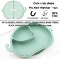thumbnail image 1 of Plato Bebé de Silicona. Plato de alimentación antideslizante para niños pequeños con fuerte ShuxiuWang 8390613553843, 1 of 1
