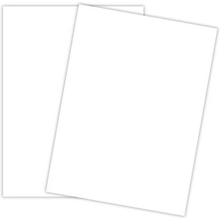 White Card Stock Paper | 8 1/2 x 11 Inches | Letter (US) Paper Size | 50 Sheets per