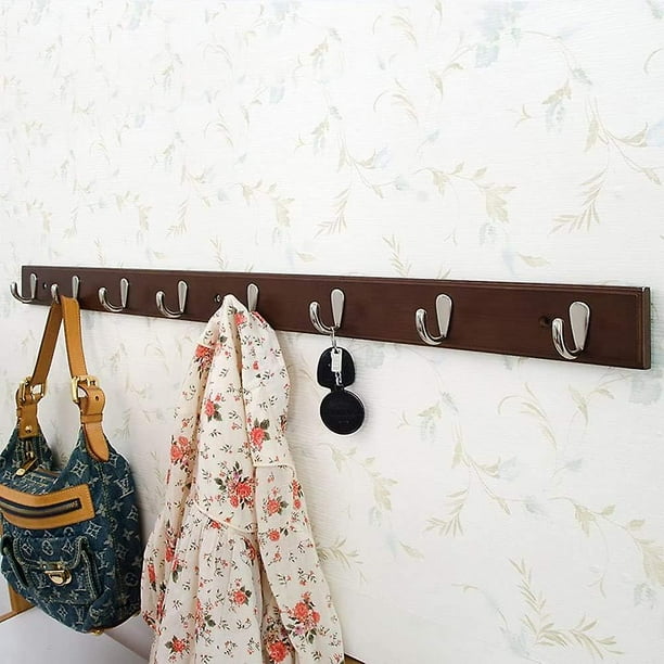 Perchero para baño de madera new arrivals