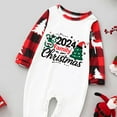 thumbnail image 6 of Penkiiy Family Christmas Pajamas Matching Sets Lounge Home Pjs Long Sleeve Shirts and Plaid Pants Xmas Holiday Pajama Outfits 9 Months Red, 6 of 6