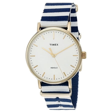 Women's Weekender Blue and White Slip-Thru Watch TW2P91900