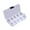 F, variant on Soumake Jewelry Organizer Box Transparent Visible Lightweight Easy to Clean Jewelry Storage Box for Girl