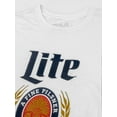 thumbnail image 2 of Tee Luv Miller Lite Beer Logo White Shirt (Men's) (L), 2 of 7