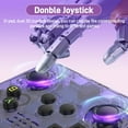 thumbnail image 6 of ZYTKWT R36S Handheld Game Console, 3.5-inch IPS Screen, 20,000+ Games, 20+ Emulators, 128GB Purple, 6 of 12