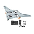 thumbnail image 4 of Avión RC Hobby RC planeador fácil de volar anticolisión Jet Fighter juguetes espuma RC avión para amigos niños mujeres hombres estudiantes , gris, 4 of 8