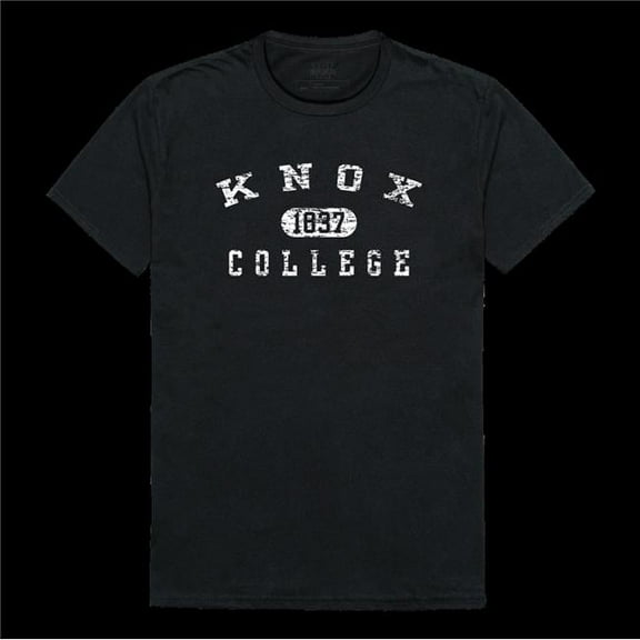 Knox College Prairie Fire Distressed Arch T-Shirt, Black - Small