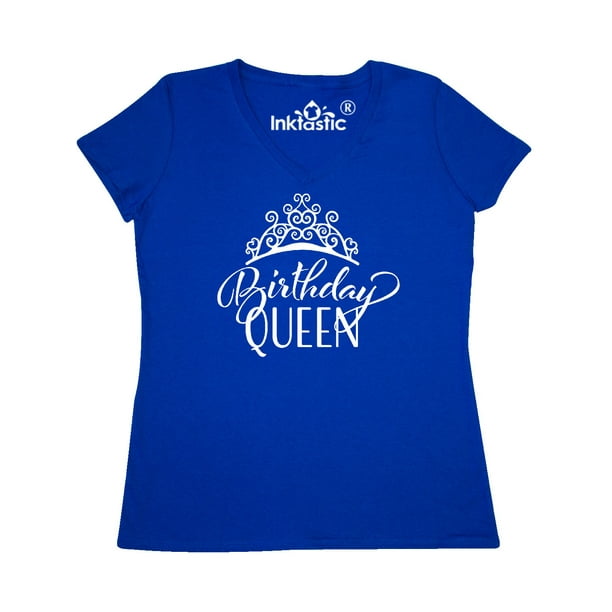 queen v neck t shirt