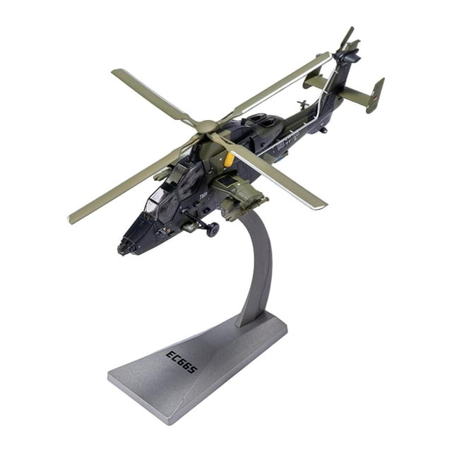 Esquirla 1/72 EC665 Hélicoptère Collection Souvenir Avion Alliage Modèle pour Bar de Bibliothèque