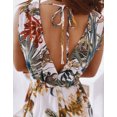 thumbnail image 4 of Summer Dresses for Women Plus Size Sleeveless Tropical Print Sun Dresses High Waist Maxi Dress Alsol Lamesa, 4 of 5