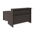 thumbnail image 2 of Arrive 60W x 72D L Reception Desk with Drawers in Storm Gray - Engineered Wood, 2 of 8