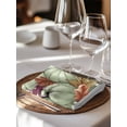 thumbnail image 6 of Sage Green Pumpkins Fall Cloth Napkins Set of 6 Reusable Dinner Napkins, Thanksgiving Botanical Beige Cocktail Napkin Washable Table Napkins for Wedding/Holiday Party/Baby Shower 20"x20", 6 of 7