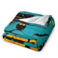 UltraSoft Micro Fleece Blanket,Happy Halloween Pumpkin Gothic Horrible