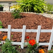Master Mark Decorative Fencing, Garden Border 33 in. x 13.5 in. Cape Cod (White) Plastic 38531