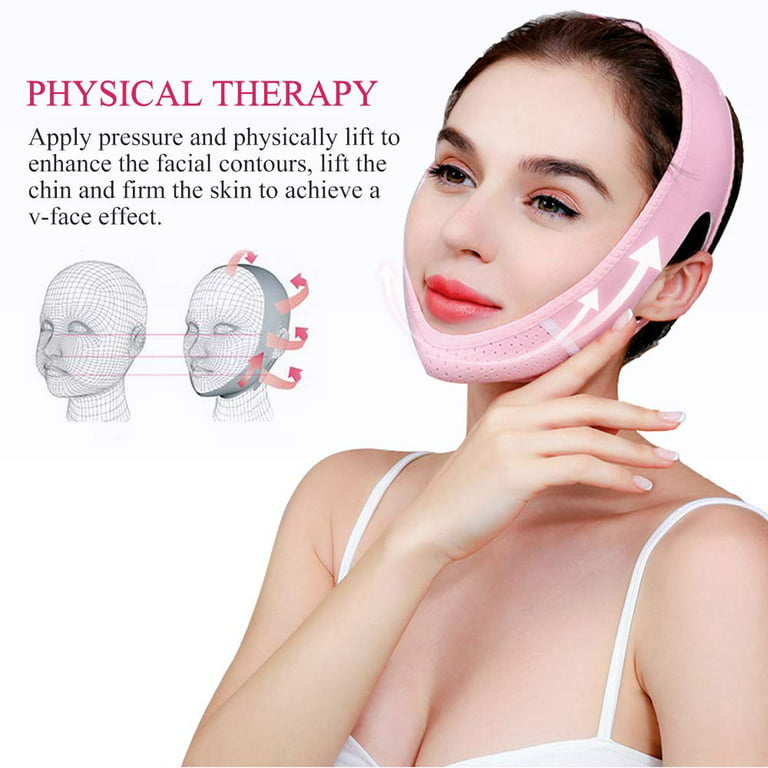 Cheap V Face Slimming Belt Facial Cheek Bandage Firm Lifting Band  Anti-Wrinkle Double Chin Reducer Strap Sleep Shaping Face Masks for Women