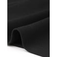 thumbnail image 5 of INSPIRE CHIC Elegant Work Dresses for Women's Tie Neck Puff Short Sleeve Business Office Short Dress XS Black, 5 of 5