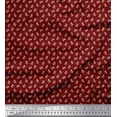 thumbnail image 1 of Soimoi Cotton Poplin Fabric Anchor Hook Nautical Print Fabric by The Yard 56 Inch Wide, 1 of 3