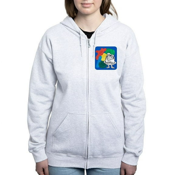 CafePress - Play Doh Can Splatter Sweatshirt - Women's Zip Hoodie