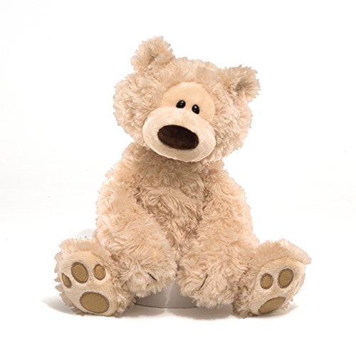GUND Philbin Cream Colored Shaggy Plush Stuffed Bear 17"h for sale online 