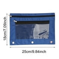thumbnail image 2 of &Craft&Stationery Pouch 2 Pack Purpose Pencil Pouches with Zipper Fits 3 Ring for School and Craft Projects, 2 of 3