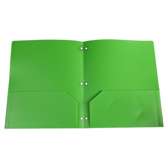 Green Folders Plastic Folders with Pockets and Prongs Portfolio Folder Color Folders Folder Pocket Two Pocket Folders Prong Folder Poly Folders Paper Folders with Pockets Classroom Must Haves