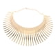 thumbnail image 3 of Collar de Babero Sunnimix Gargantilla Dorado Collar Llamativo Grueso, 3 of 8