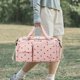 thumbnail image 4 of Xihbxyly Bolso de Mano con Estampado de Fresa, Bolso de Mano de Gran Capacidad con Compartimento para Zapatos y Separación Entre Ropa y Artículos Húmedos y Secos, Bolso Ligero de Pana para Fin de Sem, 4 of 7