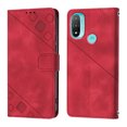 thumbnail image 2 of Compatible with Motorola Moto E30/ E40 Classic Embossed PU Leather Case with Card Holder Shockproof Cover, 2 of 5