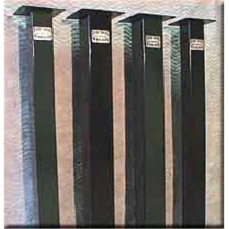 Fort Knox Mailbox LP G Large 5 ft. Steel Post - Green