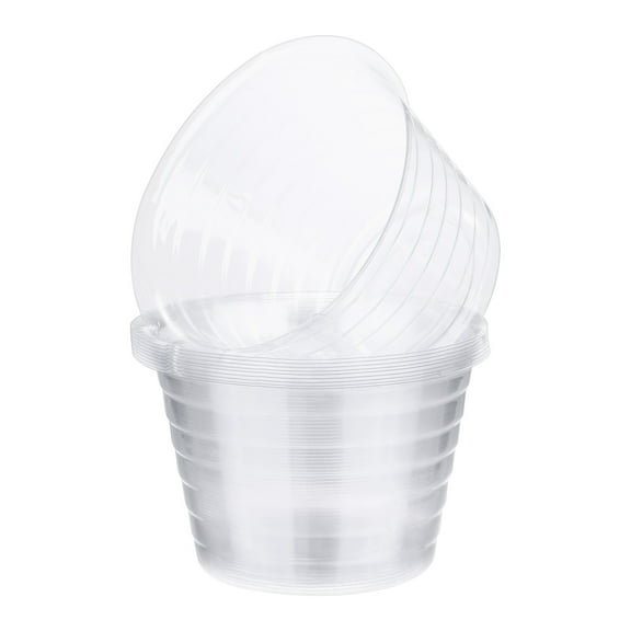 Uxcell 10-Pack Planter Saucers, 5 Inch Plastic Plant Saucers Flower Pot Tray Flower Pot Drip Pan for Indoor Outdoor