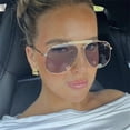 thumbnail image 5 of Mewfacos Sunglasses Women Men Retro Shades Female Sun Glasses Vintage UV400, 5 of 6
