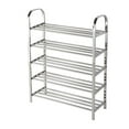 thumbnail image 4 of pitrice Shoes Rack Organizer Multi-layer Stainless Steel Shoe Tower Storage Shelf for Living Room Doorway, 5-Tier, 75, 4 of 8