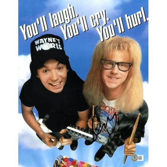 Dana Carvey Signed Autographed 11X14 Photo Wayne's World Garth BAS BK41212